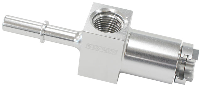 5/16" Female To Male With 1/8" Port Blue Quick Connect EFI AF905-01S - Aeroflow