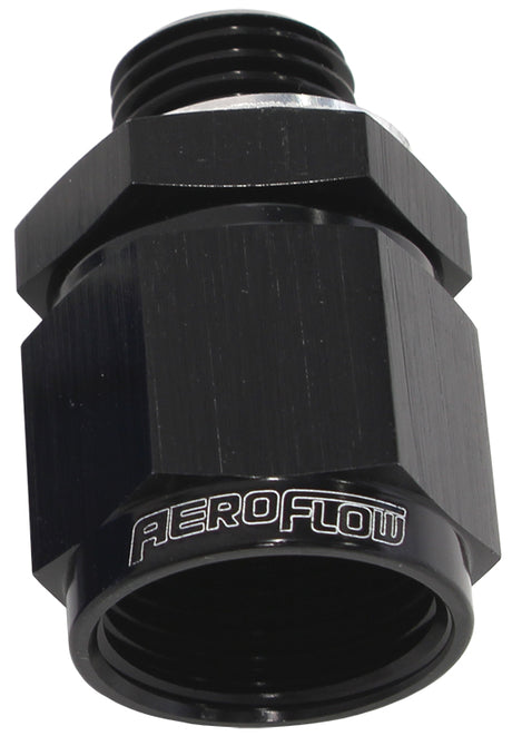 M14 x 1.5 To -8 Female Swivel Black Washer Seal AF906-08-M14BLK - Aeroflow