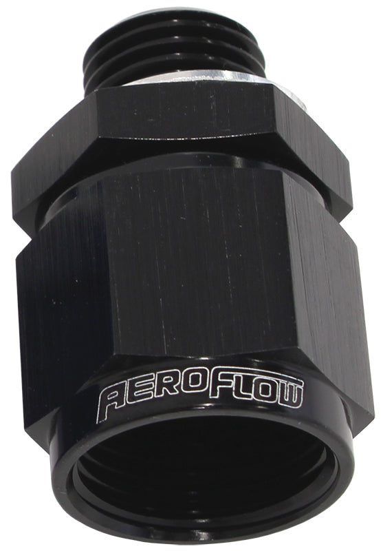 M14 x 1.5 To -8 Female Swivel Black Washer Seal AF906-08-M14BLK - Aeroflow