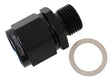 M18 x 1.5 To -10 Female Swivel Black Washer Seal AF906-10-M18BLK - Aeroflow