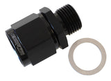M18 x 1.5 To -10 Female Swivel Black Washer Seal AF906-10-M18BLK - Aeroflow