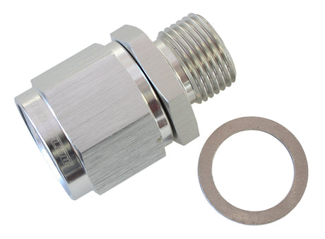 M18 x 1.5 To -10 Female Swivel Silver Washer Seal AF906-10-M18S - Aeroflow