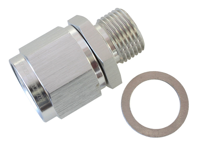M18 x 1.5 To -10 Female Swivel Silver Washer Seal AF906-10-M18S - Aeroflow