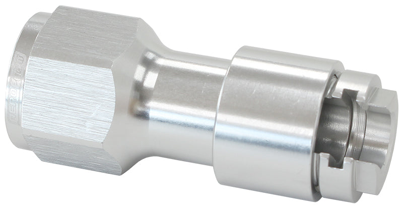 5/16" Push On EFI To -6ORB Port Silver Quick Connect EFI AF908-06-01S - Aeroflow