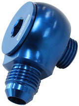 Slimline -8ORB To -6AN 90 Deg For Use In Tight Radius Area AF909-06-08 - Aeroflow
