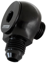 Slimline -8ORB To -8AN 90 Deg For Use In Tight Radius Area AF909-08BLK - Aeroflow