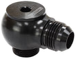 Slimline -12ORB To -12AN 90 Deg For Use In Tight Radius Area AF909-12BLK - Aeroflow