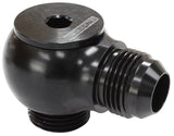 Slimline -12ORB To -12AN 90 Deg For Use In Tight Radius Area AF909-12BLK - Aeroflow