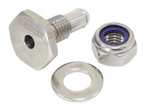 Stainless Steel Soft Hose Vac Port Adapter AF9091-04 - Aeroflow