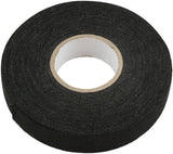 19mm x 25M Roll Fleece Tape Black Electrical Harness AF91-2500 - Aeroflow
