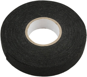 19mm x 25M Roll Fleece Tape Black Electrical Harness AF91-2500 - Aeroflow