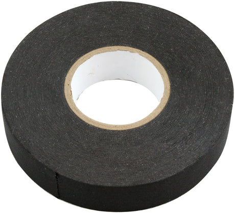 19mm x 25M Roll Cloth Tape Black Electrical Harness AF91-2501 - Aeroflow