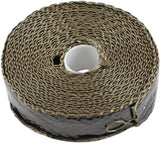 Titanium Aluminised Exhaust Wrap Insulation 1" x 15ft Roll Black Foil AF91-3018 - Aeroflow