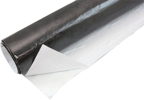 12" X12" Sheet Aluminised Heat Barrier Adhesive Backed Black AF91-4001BLK - Aeroflow