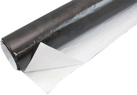 12" X24" Sheet Aluminised Heat Barrier Adhesive Backed Black AF91-4002BLK - Aeroflow