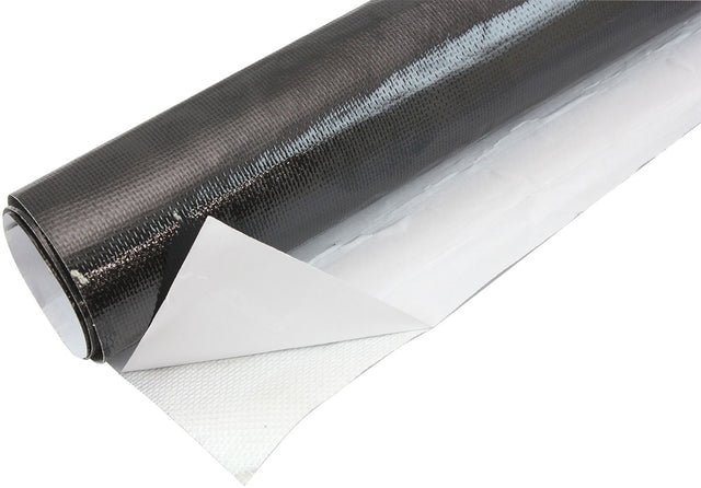 12" X24" Sheet Aluminised Heat Barrier Adhesive Backed Black AF91-4002BLK - Aeroflow