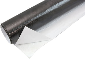 6.25" X26" Sheet Aluminised Heabarrier Adhesive Backed Black AF91-4005BLK - Aeroflow