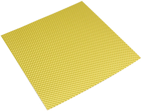 12" x 12" Aluminium Embossed Heat Shield Cut Or Fold Gold AF91-4580G - Aeroflow