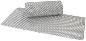 12" x 24" Aluminium Embossed Heat Shield Cut Or Fold Silver AF91-4581 - Aeroflow
