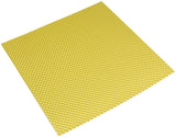 12" x 24" Aluminium Embossed Heat Shield Cut Or Fold Gold AF91-4581G - Aeroflow