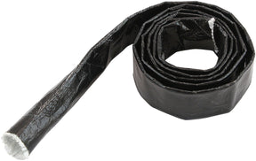 Aluminised Heat Sleeve 1/4-1/2 Black Finish 1 Meter / 3 Ft AF91-5000BLK - Aeroflow