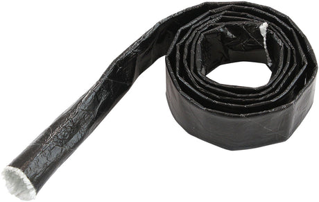 Aluminised Heat Sleeve 1/4-1/2 Black Finish 1 Meter / 3 Ft AF91-5000BLK - Aeroflow
