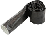 Aluminised Sleeve 1-1/8-1-1/2" Black Finish 1 Meter / 3 Ft AF91-5002BLK - Aeroflow