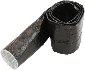 Aluminised Sleeve 1-5/8-2" Black Finish 1 Meter / 3 Ft AF91-5003BLK - Aeroflow