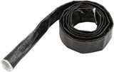 Aluminised Heat Sleeve 1/4-1/2 Black Finish 3.7 Meter / 12ft AF91-5010BLK - Aeroflow