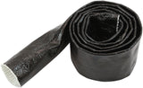 Aluminised Heat Sleeve 5/8"-1" Black Finish 3.7 Meter / 12ft AF91-5011BLK - Aeroflow