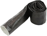 Aluminised Sleeve 1-1/8-1-1/2" Black Finish 3.7 Meter / 12ft AF91-5012BLK - Aeroflow