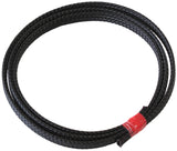 1/4" 1 Meter Heat Flex Braid Black Tight Weave High Coverage AF91-7050 - Aeroflow