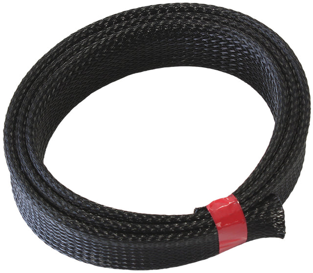 1" 1 Meter Heat Flex Braid Black Tight Weave High Coverage AF91-7052 - Aeroflow