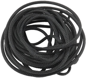 1/8" 7.6 Meter Heat Flex Braid Black Tight Weave High Coverage AF91-7549 - Aeroflow