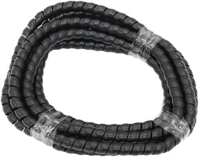 11.2mm I.D Spiral Wrap Cover Braided Hose Wire 1 Meter Black AF91-9802 - Aeroflow