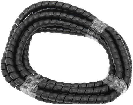 13.8mm I.D Spiral Wrap Cover Braided Hose Wire 1 Meter Black AF91-9804 - Aeroflow