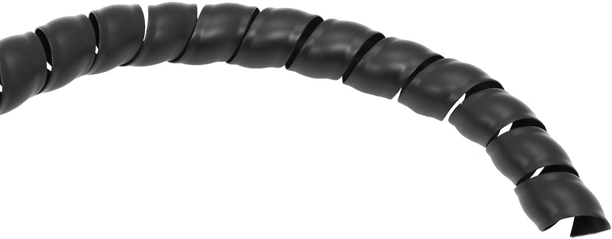 17.7mm I.D Spiral Wrap Cover Braided Hose Wire 1 Meter Black AF91-9806 - Aeroflow