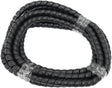 11.2mm I.D Spiral Wrap Cover Braided Hose Wire 3.7 Meters Black AF91-9852 - Aeroflow
