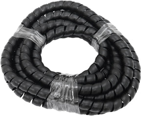 15.7mm I.D Spiral Wrap Cover Braided Hose Wire 3.7 Meters Black AF91-9855 - Aeroflow