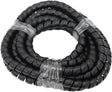 17.7mm I.D Spiral Wrap Cover Braided Hose Wire 3.7 Meters Black AF91-9856 - Aeroflow