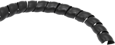 17.7mm I.D Spiral Wrap Cover Braided Hose Wire 3.7 Meters Black AF91-9856 - Aeroflow