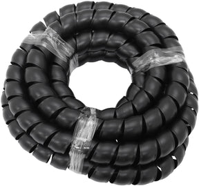 23.9mm I.D Spiral Wrap Cover Braided Hose Wire 3.7 Meters Black AF91-9859 - Aeroflow