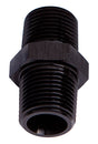 Male Coupler 1/2" NPT Black Male To Male AF911-08BLK - Aeroflow