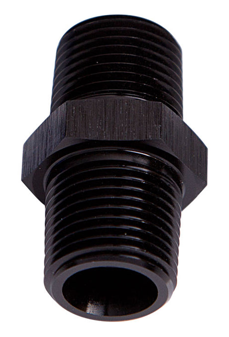 Male Coupler 3/4" NPT Black Male To Male AF911-12BLK - Aeroflow