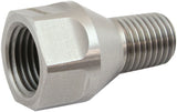 NPT Pipe Expander Stainless 1/8" NPT Male 1/16" NPT Female AF912-01-02SS - Aeroflow