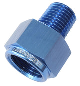 NPT Pipe Expander, Blue 1/8" NPT Male, 1/4" NPT Female AF912-02-04 - Aeroflow