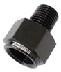 NPT Pipe Expander, Black 1/8" NPT Male, 1/4" NPT Female AF912-02-04BLK - Aeroflow