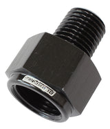 NPT Pipe Expander, Black 1/4" NPT Male, 3/8" NPT Female AF912-04-06BLK - Aeroflow