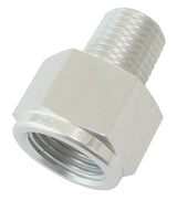 NPT Pipe Expander, Silver 1/4" NPT Male, 3/8" NPT Female AF912-04-06S - Aeroflow