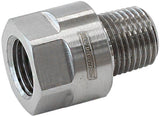 M10 x 1.0 Pipe Reducer To Male 1/8" NPT Stainless Steel Bosch AF912-M10-01SS - Aeroflow